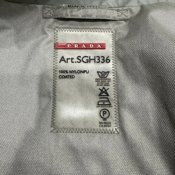 Prada nylon jacket size large